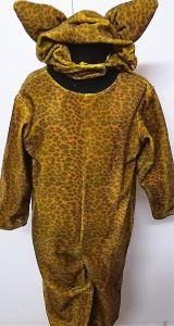 Kids Costumes to Hire - Onesie - Wild cat & headpiece